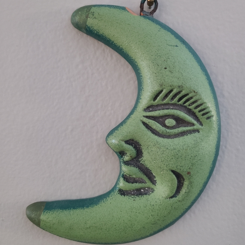 Terracotta Sun and Moon Wall Decor - Picture 7 of 13